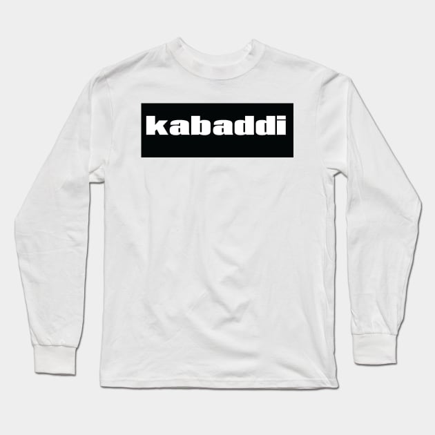 Kabaddi Long Sleeve T-Shirt by ProjectX23Red